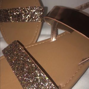 Glitter sandals